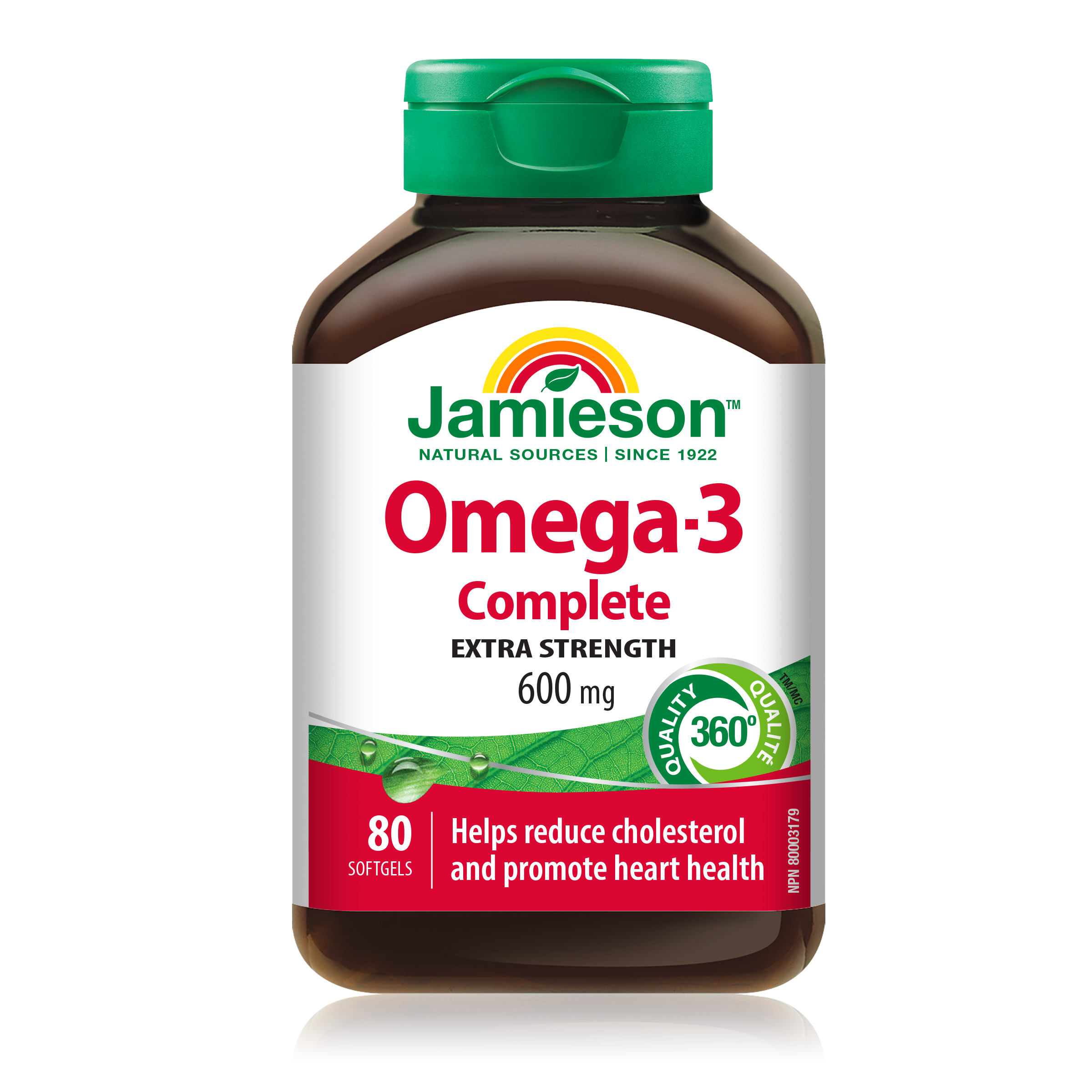 Jamieson Omega-3 + Vitamin D 1000mg Capsules