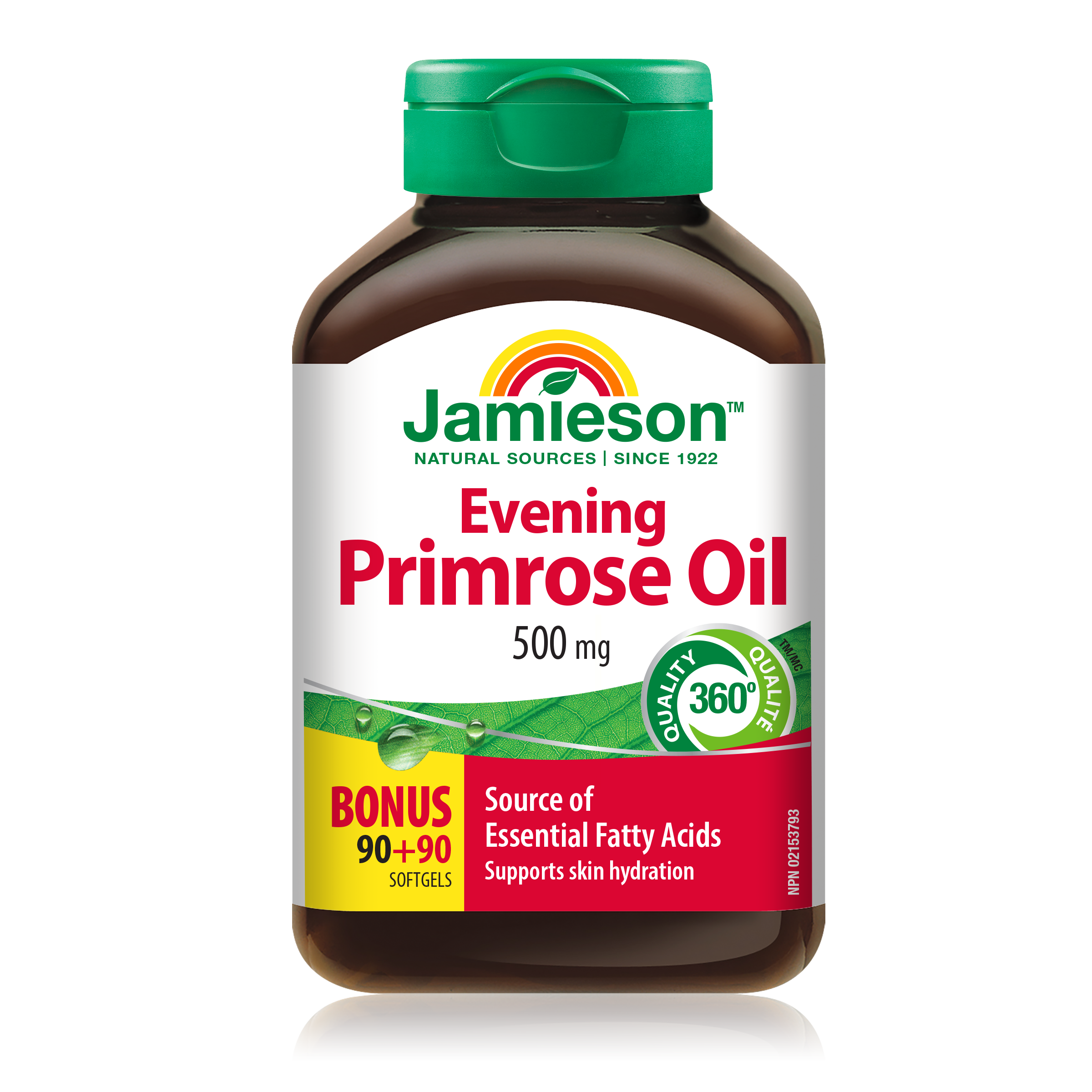 Evening Primrose Oil 500 Mg – Jamieson Vitamins