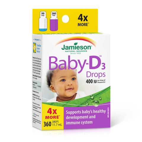 Jamieson Probiotic Baby Drops 1 Billion Active Cells 126 DROPS 8 mL,  Exp24NO