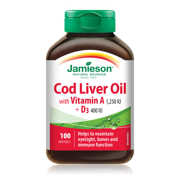 Cod Liver Oil Jamieson Vitamins