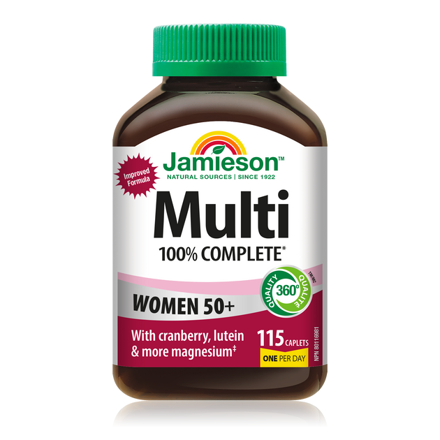 100% Complete Multi For Women 50+ – Jamieson Vitamins